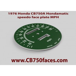1976 Honda CB750A Hondamatic face plate MPH