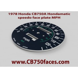 1978 Honda CB750A Hondamatic tellerplaat MPH