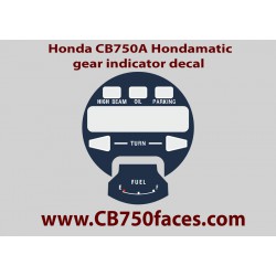 1978 Honda CB750A Hondamatic face plate MPH