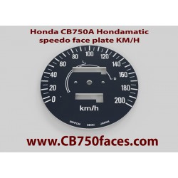 1977 Honda CB750A Hondamatic face plate MPH