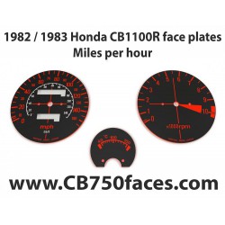 1982 / 1983 Honda CBR 1100R face plates Miles per Hour