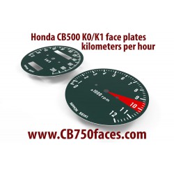 Honda CB500 K0 K1 face plates km/h