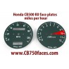 Honda CB500 K0 K1 face plates set mph