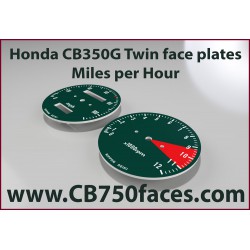 Honda CB350F CB350G Tachoscheiben mph