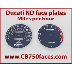 Ducati Darmah Pantah 900SS 500SL face plates km/h