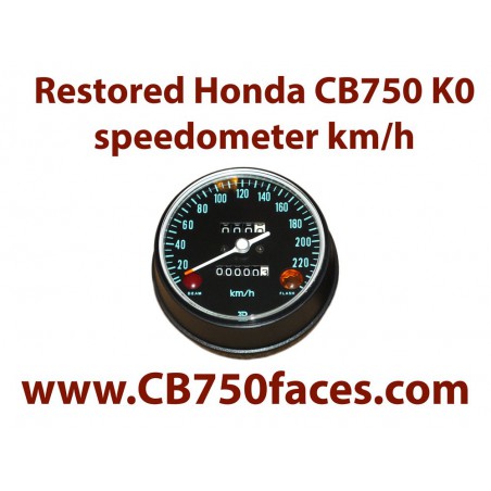 Honda CB750K0 speedo meter kilometers