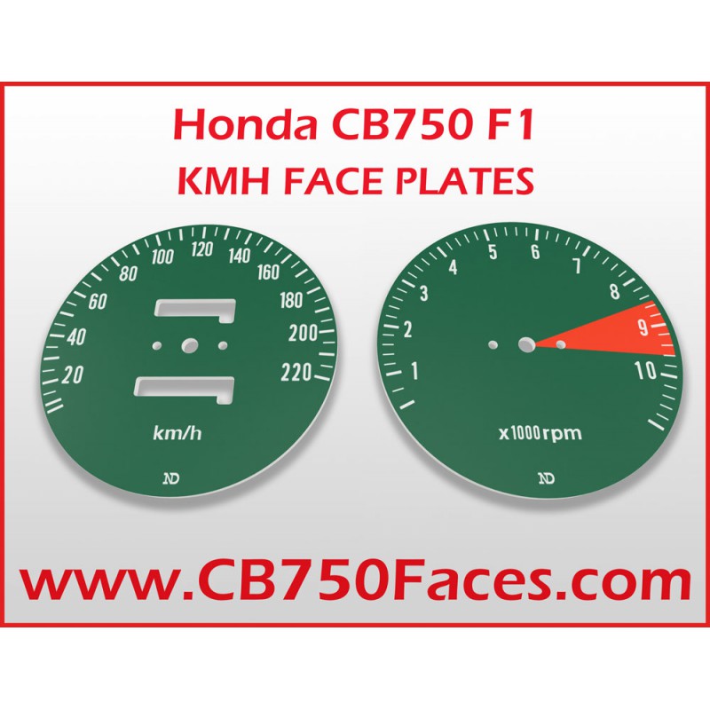 Honda CB750 F1 face plates gauges clock instruments restoration repair