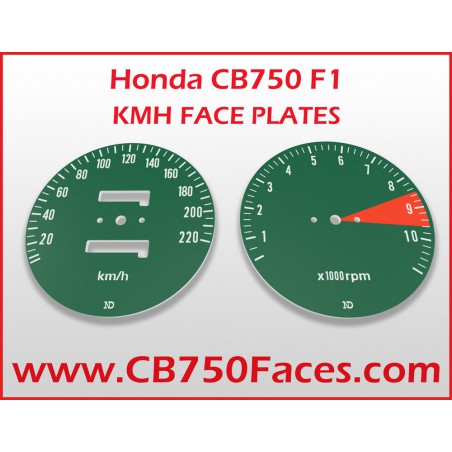 Honda CB750 F1 face plates gauges clock instruments restoration repair