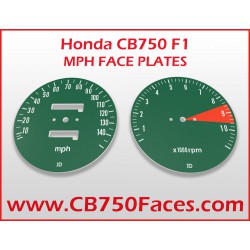 Honda CB750 F1 face plates gauges clock instruments restoration repair