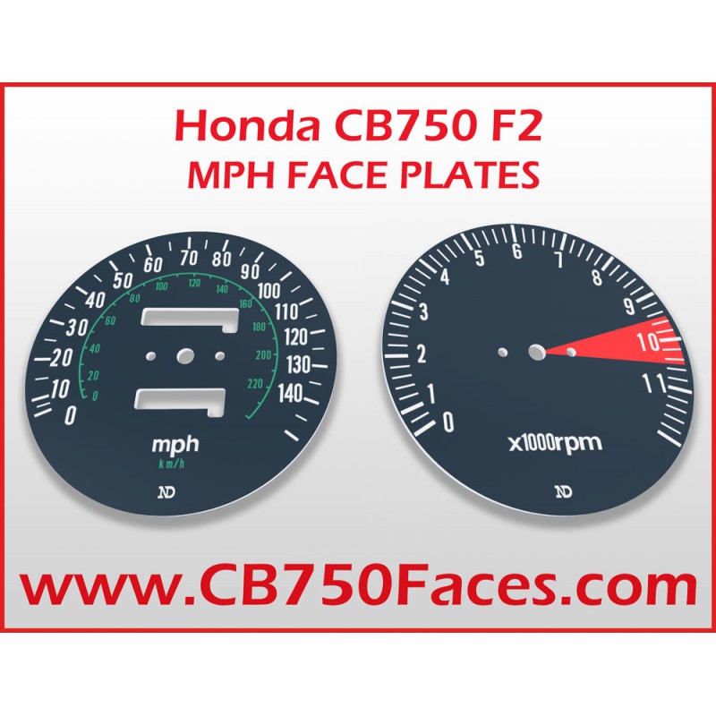 Honda CB750 F2 face plates mph