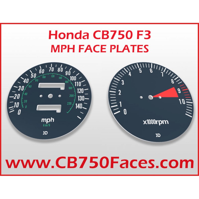 Honda CB750 F3 Tachoscheiben mph