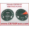 Honda CB750 K1 face plates kilometers per hour gauge clock instrument