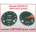 Honda CB750 K1 face plates miles per hour gauge clock instrument mph