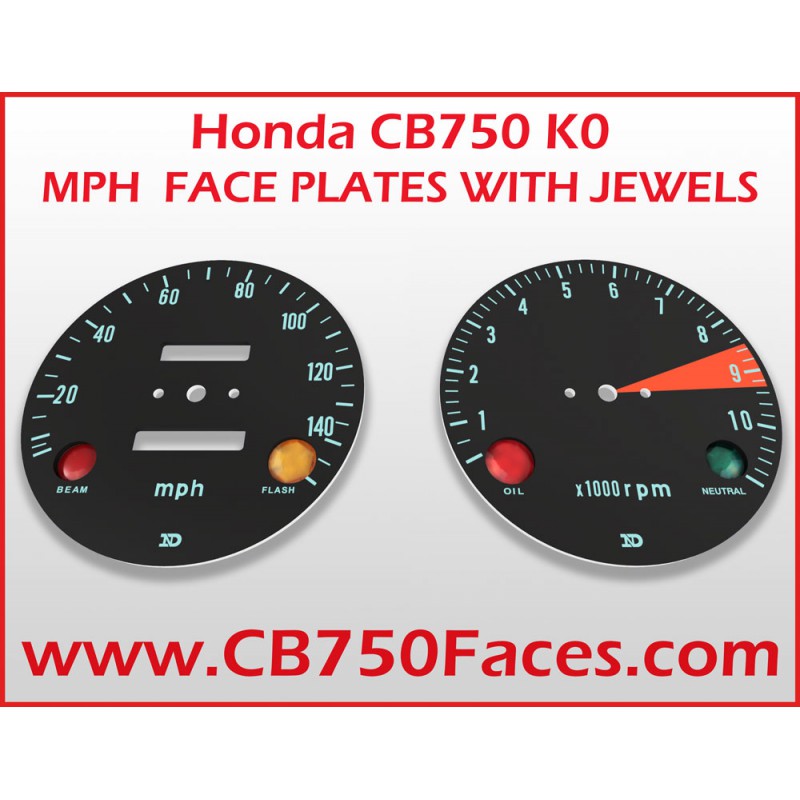Honda CB750 K0 Zählerscheibe mph