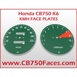 Honda CB750 K6 faceplates KILOMETERS per hour