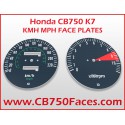Honda CB750 K7 face plates km/h mph version