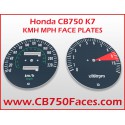 Honda CB750 K7 face plates speedo tacho rev counter clocks gauges