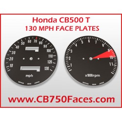 Honda CB500T Twin face plates mph