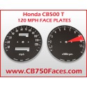 Honda CB500T Twin face plates mph