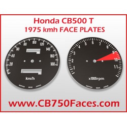 Honda CB500T Twin face plates kmh