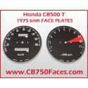 Honda CB500T Twin face plates kmh kilometers