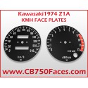1974 Kawasaki Z1A face plates km/h