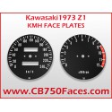 1973 Kawasaki Z1 face plates km/h