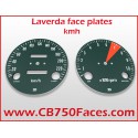 Laverda face plates km/h, without logo