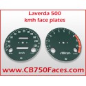 Laverda 500 face plates kilometers per hour