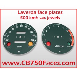 Laverda 500 face plates kilometers per hour