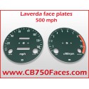 Laverda 500 Tachoscheiben Meilen pro Stunde