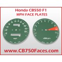 Honda CB550 F1 Nippon Seiki face plates mph