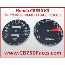 Honda CB550 K3 face plates mph Nippon Seiki