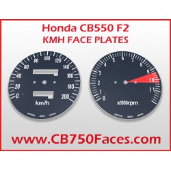 Honda CB550 F2 face plates kmh