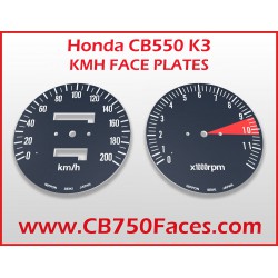 Honda CB550 K3 face plates kmh