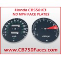 Honda CB550 K3 face plates mph ND logo