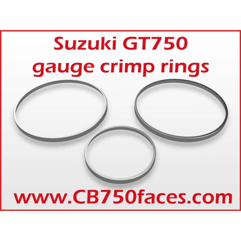 Suzuki GT750 crimp ring set (3 pcs)