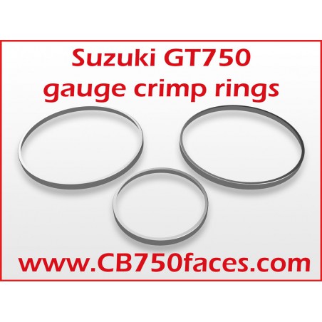 Suzuki GT750 crimp ring set (3 pcs)