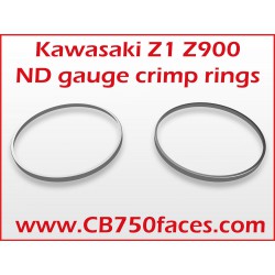 Kawasaki Z1 900 650 750 1000 gauge crimp ring set (2 pcs)