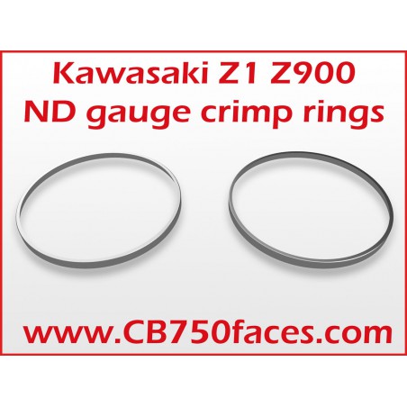 Kawasaki ND clock gauge crimp ring set (2 pcs)