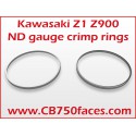 Kawasaki Z1 900 650 750 1000 gauge crimp ring set (2 pcs)
