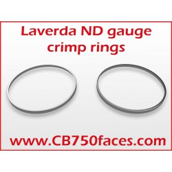 Laverda ND clock gauge crimp ring set (2 pcs)