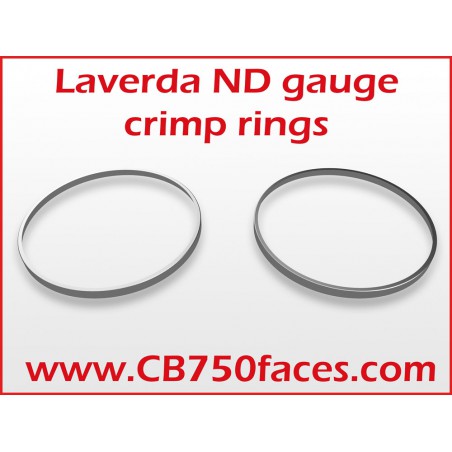 Laverda ND clock gauge instrument crimp ring set