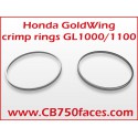 Crimp ring set (2 pcs) for Honda GL1000/1100 Gold Wing gauges