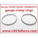 Honda CB350F / CB400F crimp ring set (2 pcs)