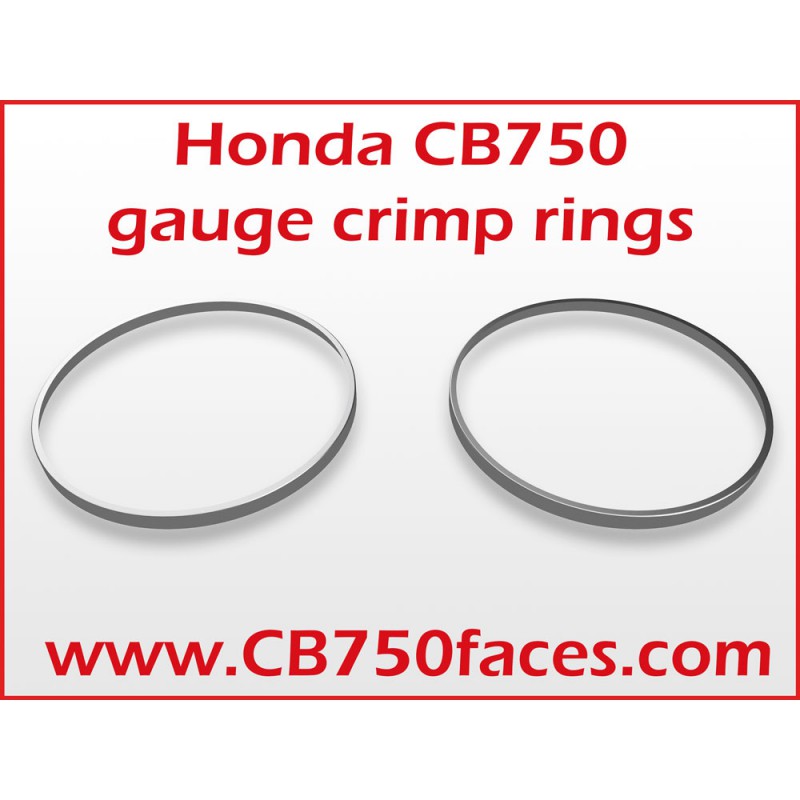 Honda CB750A Hondamatic crimp ring set (2 pcs)