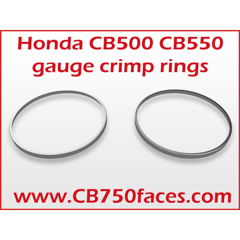 Crimp ring set (2 pcs) for Honda CB500 K2 and T gauges