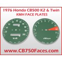 1976 Honda CB500 K2 und Twin Tachoscheiben kmh