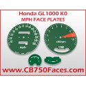 1976 Honda GL1000 K0 GoldWing face plates MPH