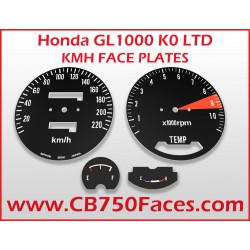 Honda GL1000 K0 LTD GoldWing face plates KM/H